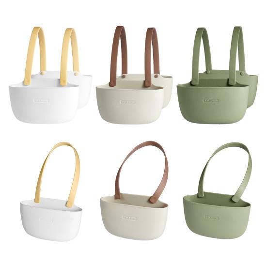 Kitchen Sink Holder Hanging Drain Basket Large Capacity Easy to Install Multipurpose Soap Sponge Holder Kitchen Accessories
