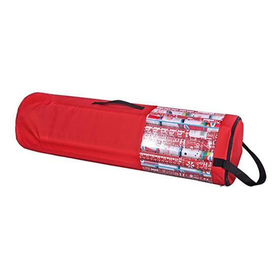 Gift Wrapping Paper Storage Bag Organizer with Handle Zipper Closure Large Capacity