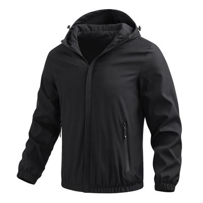 Autumn Men's Thin Casual Jacket Jacket Baseball Clothing Hooded Men's Jacket Men's Jacket
