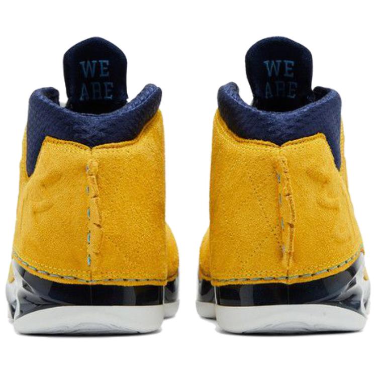 Air Jordan 23 Retro Marquette PE Unisex Sneakers Yellow Amarillo White FV1334-700