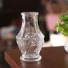 10 Stück/Set Kristallklare Mini-Glasvase Retro Relief-Blumenvase Kleines Vasenset Valentinstag