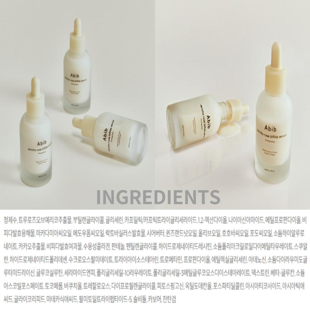 ABIB Jericho-Rose Bifida Serum 50ML | Elastizitätspflege / Porentexturpflege / Hauttextur-Elastizitätspflege / Anti-Aging