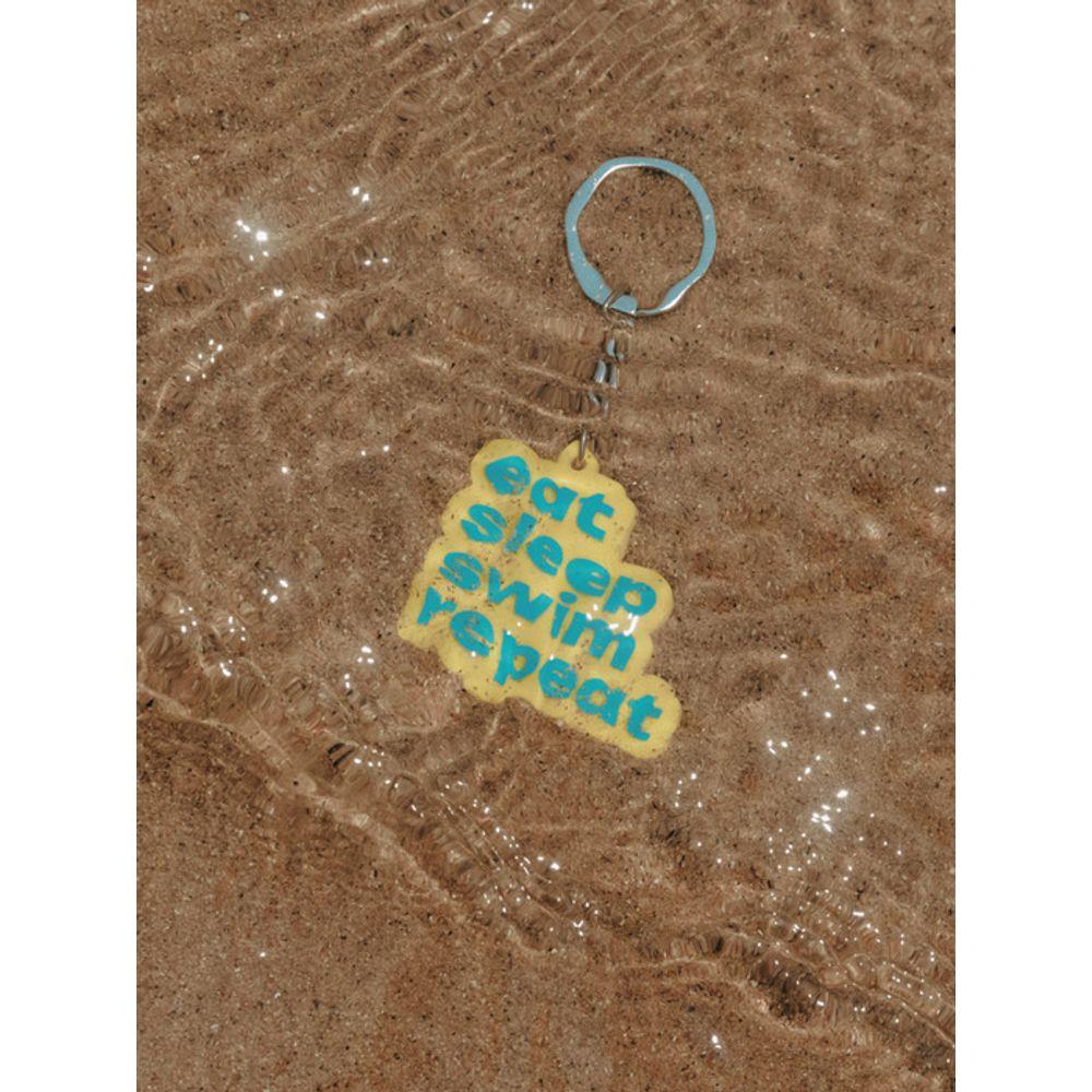 

groundocean SWIM HUMAN Keyring BLUE