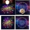 50x50/60x60/75x75cm Tarot Tablecloth Mat Geometric Divinations Table Cloth Board Game Oracles Card Pad Rune Support Mat