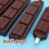 Kit 5pz Set Cancelleria Creativo Estetico Cioccolato, Temperamatite Taccuino Gomma Materiale Scolastico