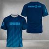 2026 New Spartan Graphic 3D PrintedShort Sleeve T-Shirt Breathable O-Neck T-shirts Top