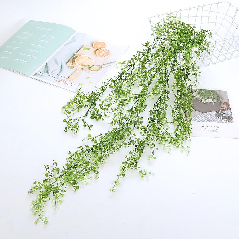 Artificial Greenery Wall Basket with Hanging Vines