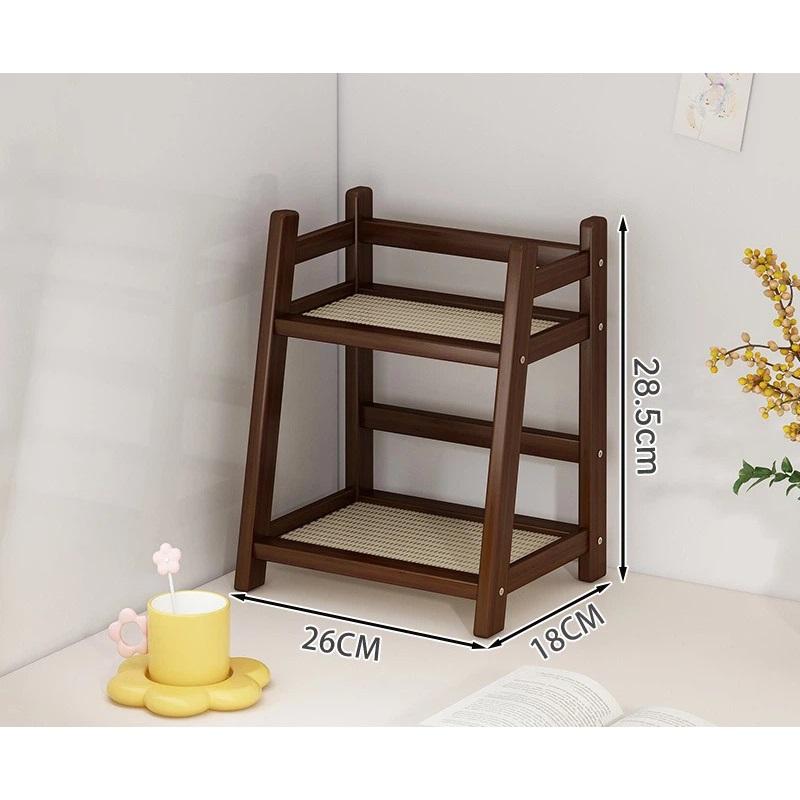 Multi Functional Kitchen Shelf Small Desktop Condiment Rack Tiered Storage Organizer For Oil Salt Sauce Vinegar Countertop Use