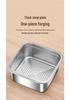 Cross-border Portable Food-grade Stainless Steel Lunch Box with Handle for Office Workers and Students