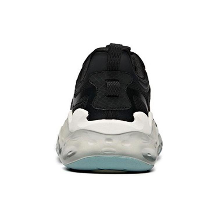 Anta Comfortable Cushioning Breathable Coverage Support Balance Lightweight Low top Running Shoes Men's Black 112035501-5