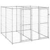 VidaXL Outdoor Kennel Galvanized Steel 4.84 M²