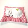 Lovely Plush Kittens Doll Toy Home Decoration Car-Styling Car Ornaments Cute Simulation Sleeping Cats Dashboard Decoration