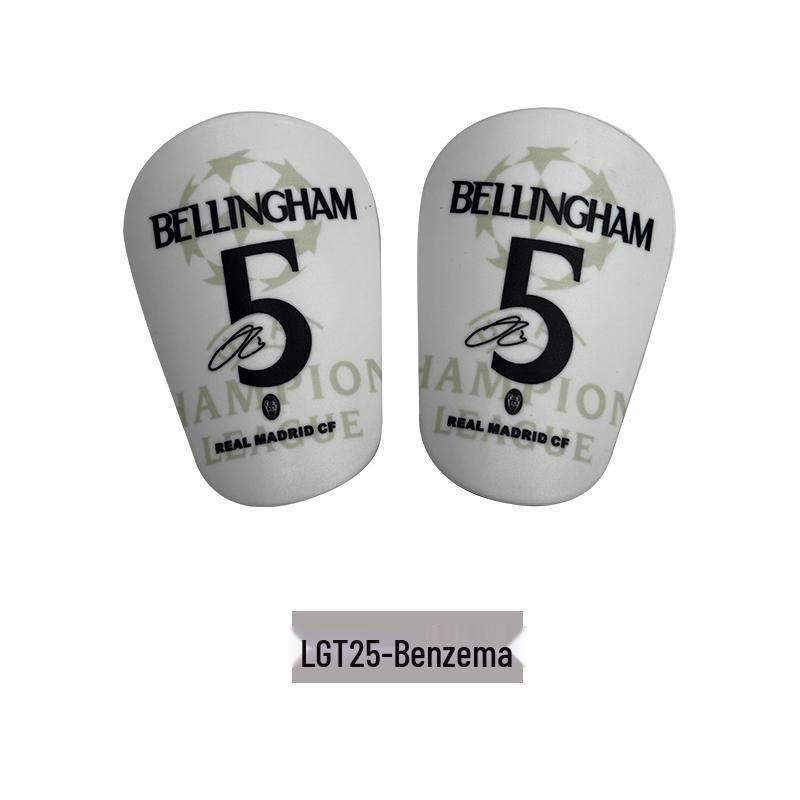 Ultra-Light Mini Shin Guards - Messi #10 & Ronaldo #7 Design for Adults & Kids