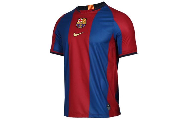 

Nike Soccer Jerseys Men s Red Blue Multicolor Moderate Straight Fit AQ5102-431 L