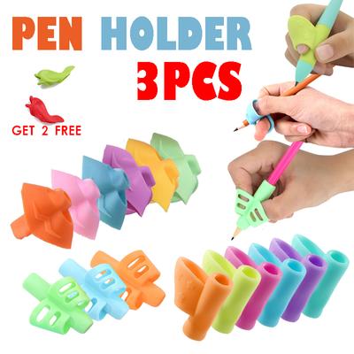 3 stücke Kinder Schreiben Bleistift Stift Halter Lernen Und Üben Silikon Stift Unterstützt Halten Stift Haltung Korrektor Studenten