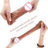 Realistic Penis Sleeve Extender Lifelike Cock Sleeve Dealy Extension Penis Ring Enlarger Male Masturbator Adult Sex Toys for Men