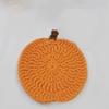 1pc Crocheted Non-slip Knitted Coaster Cup Mat Holder Coffee Tea Drinks Pumpkin Coaster Hot Drink Stand Kitchen Insulated Pad