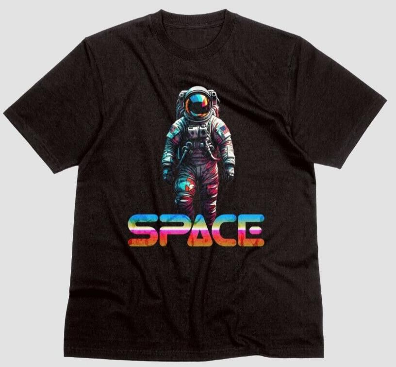 

SPACE Astronaut Tshirt Science Galaxy Retro 80s 90s Elon Musk Shirt NASA M