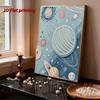 DIY Pearl Painting Set Planet Pattern Home Decoration Handmade Sticky Diamond Creative Canvas Pearl Art Painting Crafts Perfect Gift