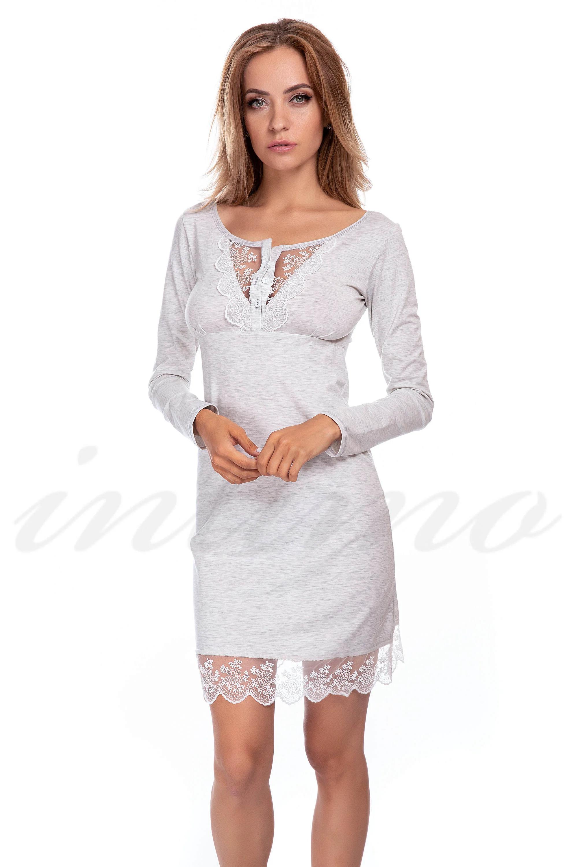 

Сорочка Ora (69371) 46(L) сірий