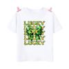 Rainbow Lucky Print Kids Shirts St Patricks Day Party Boys Girls Outfit Tshirt Holidy Child Short Sleeve Tops Toddler T Shirt