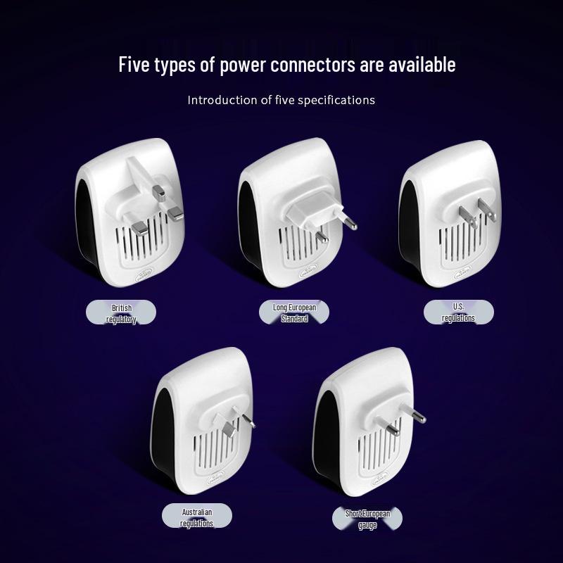 High-Power Dual-Speaker Ultrasonic Pest Repeller for Cats and Mice - Silent, Low Energy