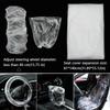 Protection Bags Transparent Plastic Steering Wheel Cover Seat Cover Disposable Car Lever Cover