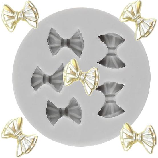 Bows Silicone Molds Bow Fondant Mold For Cake Decorating Cupcake Topper Candy Chocolate Gum Paste Polymer Clay