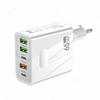 65W PD Rapid Charger: 5A Type-C + 3 USB Multi-Port Travel Adapter