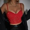 Fashion Sexy Nightclub Style Sequin Slim Fit Crop Camisole Top For Women