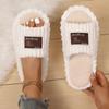 Women's Plush Indoor Silent Cotton Slippers