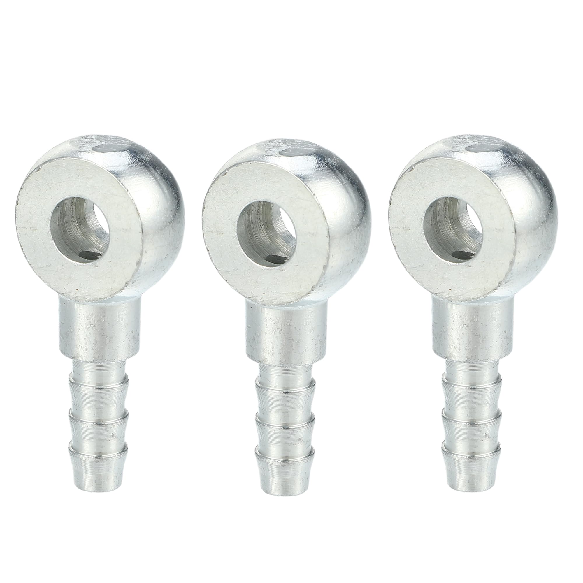 ACROPIX Адаптер топливной магистрали Соединитель Банджо-болт Штуцер-ёлочка Фитинг Банджо Универсальный Мотоцикл серебряный