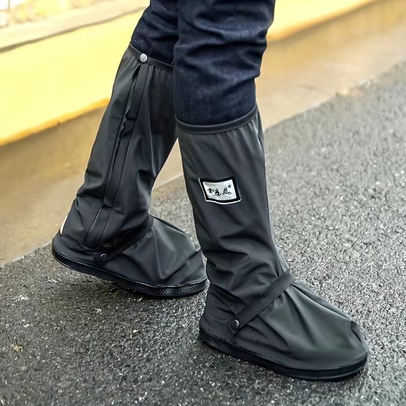 1 Pair Bicycle Shoes Protectors Motorcycle Scooter Dirt Bike Rain Shoes Cover Non-Slip Boot Covers Unisex For Rainy Snowy Day