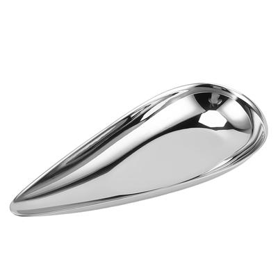 Stainless Steel Fruit Plate Mini Condiment Dish Small Nuts Snack Towel Plate for Home Restaurant