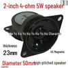 2-Inch 45-Magnet 4-Ohm Oval Tweeter with 5-Bright Cone for Subwoofer Speaker