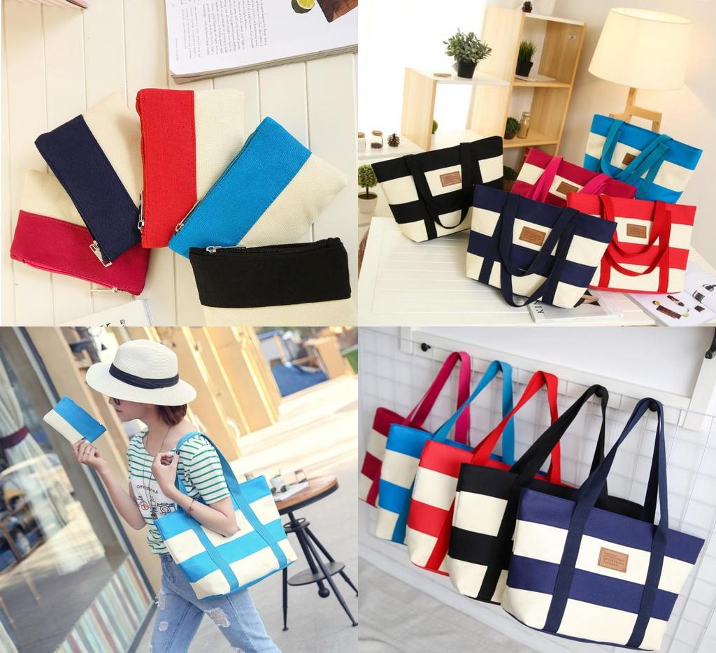 Classic And Stylish Canvas Shoulder Bag For Women With Versatile Design