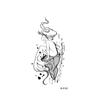 Beauty Sticker Cartoon Tattoo Sticker Temporary Waterproof Animation Flower Personalized Flower Arm Tattoo Sticker