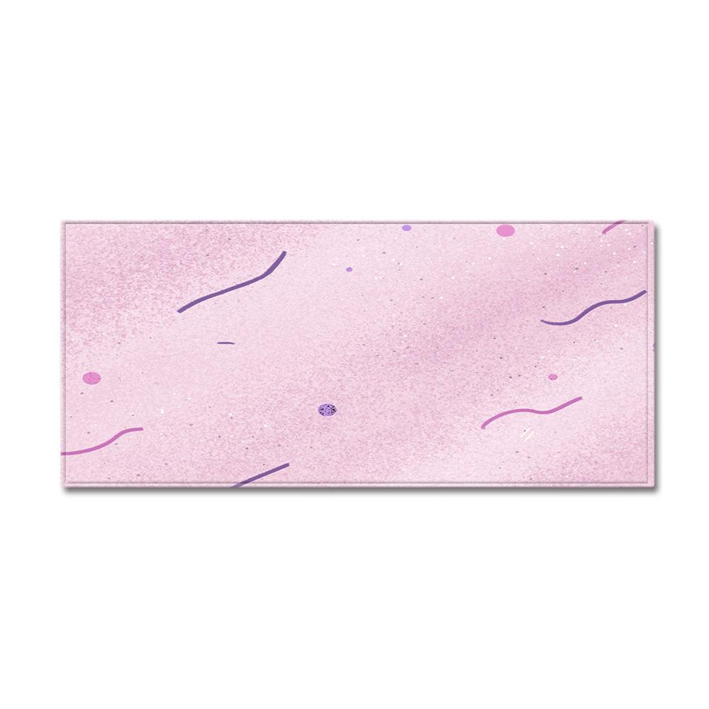 Small Fresh Texture Door Mat Toilet Absorbent Floor Mat Bedroom Living Room Carpet Bathroom Strip