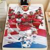 Arsenal F Print FlAannel Blanket, High Quality Comfortable for All Seasons, Home Decor, Warmth and Comfort