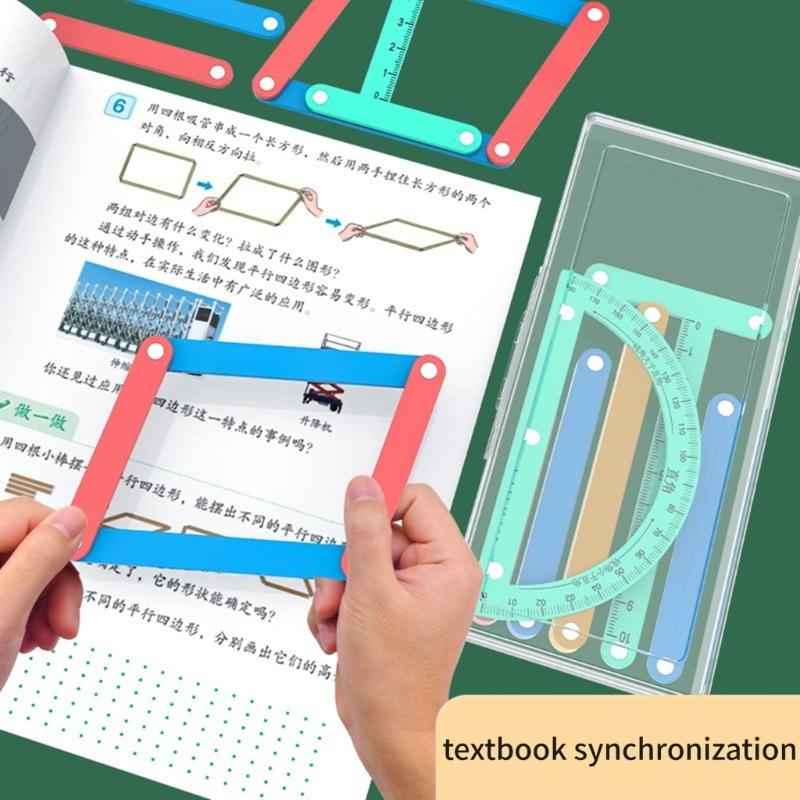 Educational Magnetic Demonstrator Building Set For Geometry Shape Construction And Interactive STEM Activities