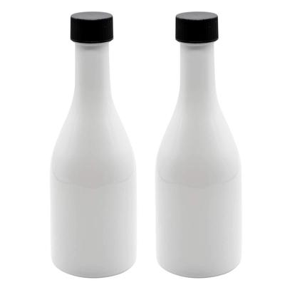 Otsuka Glass Kitchen Decor Storage Bottles (Jugs), Beverage Bottles, 300ml, Set of 2, White, Made In Japan, SD300-AITO-2P