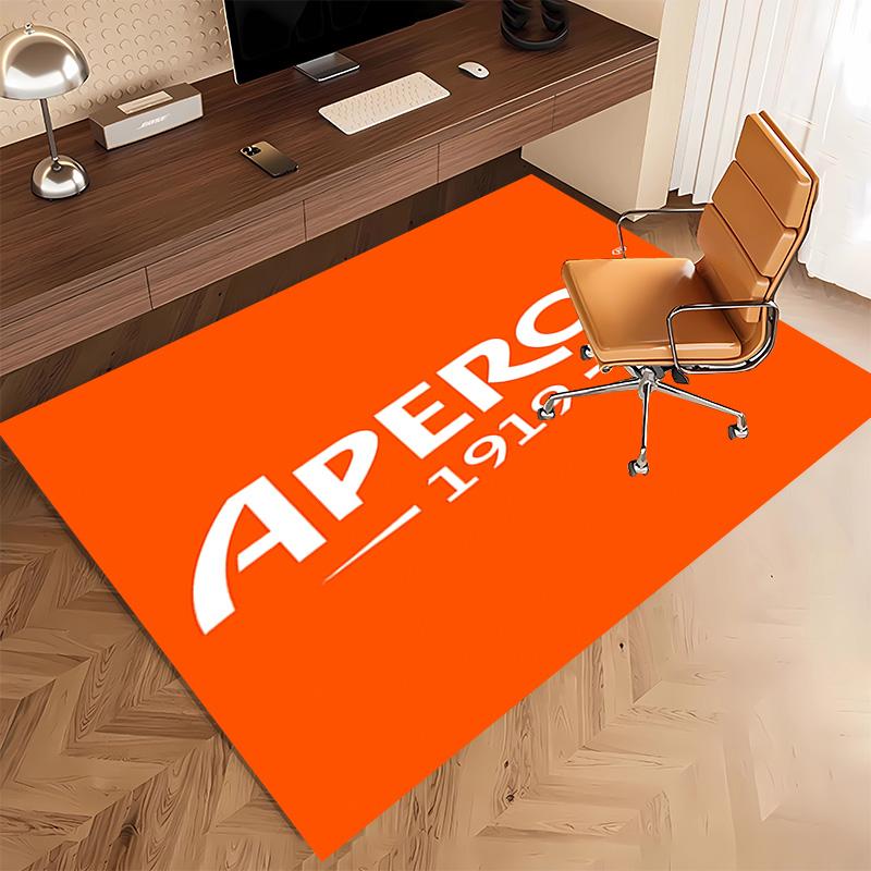 1pc Aperol Spritz Print Area Rug - Soft, Washable Non-Slip Indoor Mat, Living Room, Home Office Decorative Rug,Office Decorative