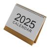 2025 Kalenderår Kalender Enkel Skrivbordskalender Årsplanerare Stående Kalender Liten Skrivbordskalender för Skolan