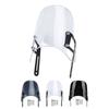 Motorcycle Front Windshield Unbreakable PMMA Panel Front Wind Deflector with Mount Bracket for Scram