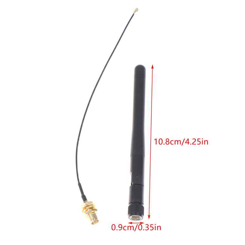 2.4GHz 3dBi High Gain Antenna RP SMA Male Connector for Wireless Router Modem WiFi Signal Stability