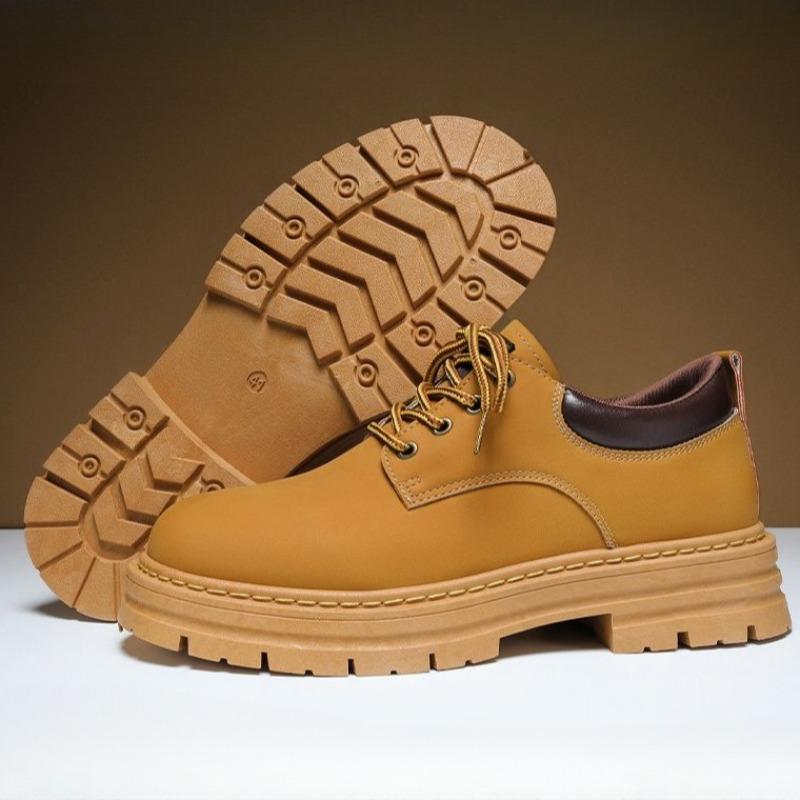 Man Casual Shoe Platform Outdoor Round Toe Leather Shoes for Men Thick Sole Luxury Sale Low Price High Quality Fashion Designer