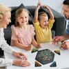 Children Chain Triangle Chess Puzzle Plate Activity Rubber band Logic Thinking Table Activity Parent Child Interactive Toy Celebration Activity