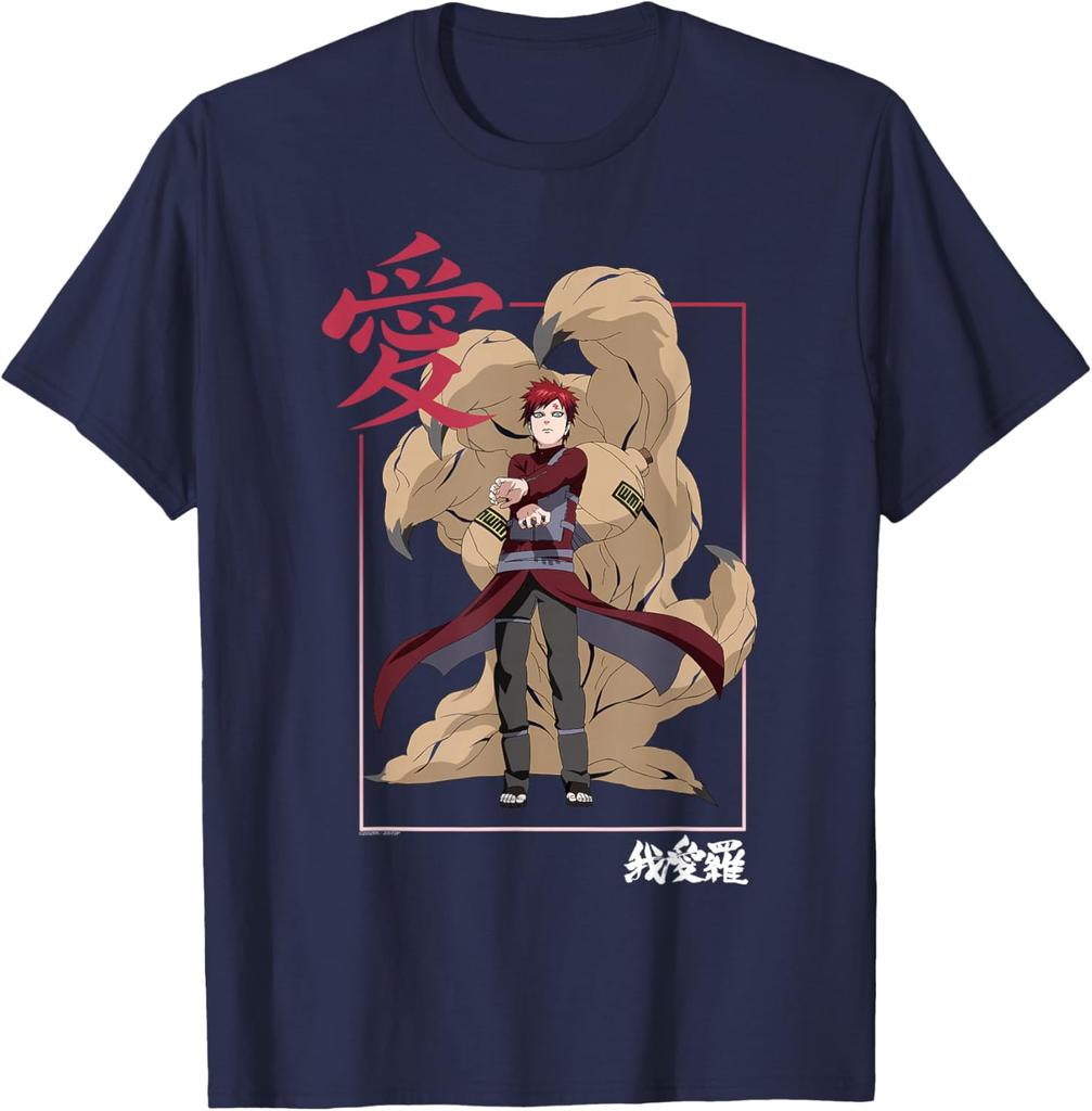 Naruto Shippuden Gaara Kanji Frame Anime Women's T-Shirt