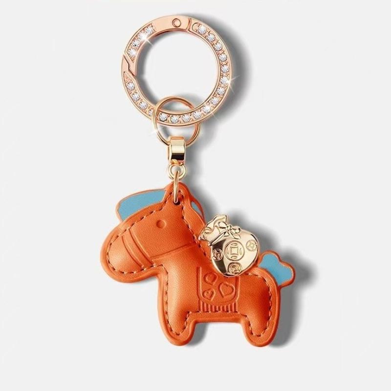 2026 Год Лошади Мультяшный Пони Подвеска Брелок Подвеска для Сумки Креативный Счастливый Лошадь Денежный Мешок Брелок Аксессуары Подарок