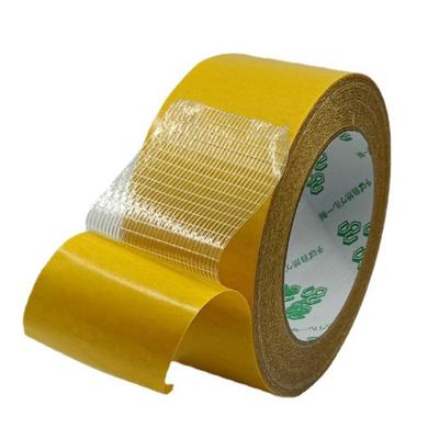 1Roll 20M Double Sided Tape High Viscosity Grid Fiber Transparent Double Sided Tape Sticky Adhesive Fiber Mesh Tape HMM